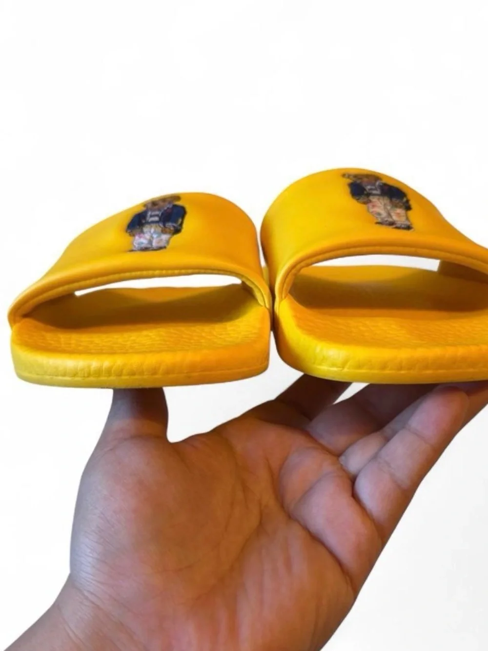 Polo by Ralph Lauren Yellow Slide Sandals